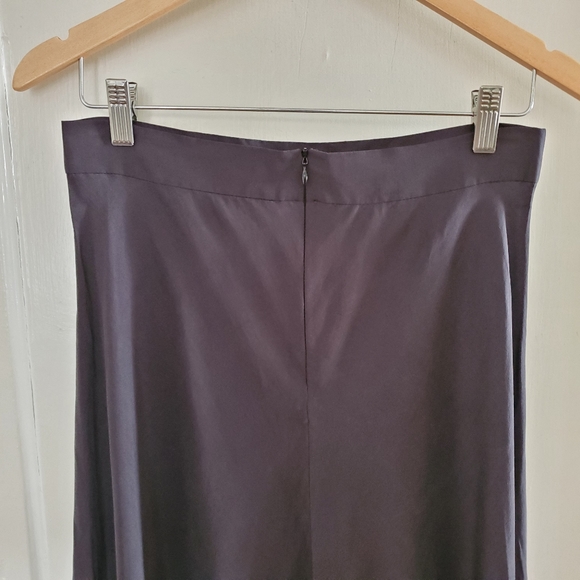 MaxMara Pure 100% Silk Skirt, Navy Size 10 - Picture 3 of 6